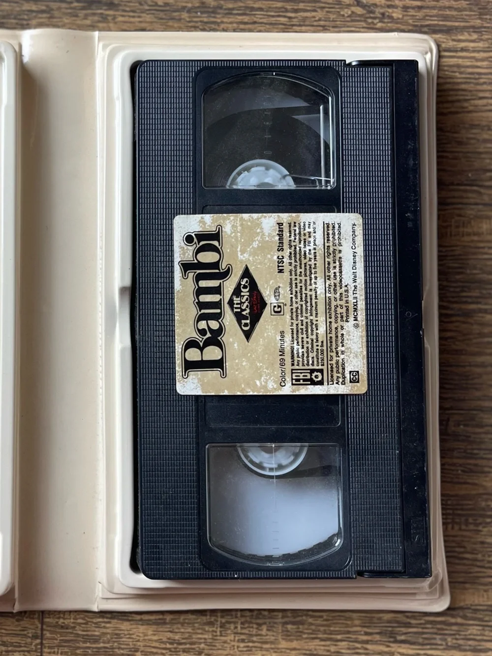 Bambi VHS Walt Disney Classics #942